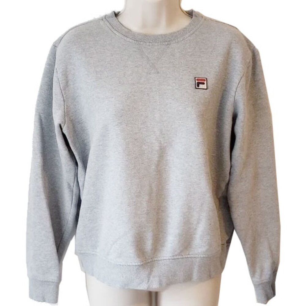 *50off3* Fila Crew Neck Sweatshirt M Gray